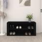 Preview: Schuhregal Schwarz 100x35x45 cm Holzwerkstoff