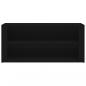 Preview: Schuhregal Schwarz 100x35x45 cm Holzwerkstoff