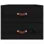 Preview: Wand-Nachttische 2 Stk. Schwarz 50x36x40 cm