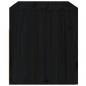 Preview: Wand-Nachttische 2 Stk. Schwarz 50x36x40 cm
