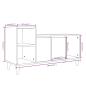 Preview: ARDEBO.de - TV-Schrank Braun Eichen-Optik 100x35x55 cm Holzwerkstoff
