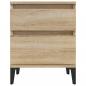 Preview: Nachttische 2 Stk. Sonoma-Eiche 40x35x50 cm