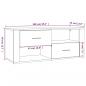 Preview: TV-Schrank Weiß 100x35x40 cm Holzwerkstoff