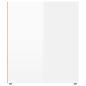 Preview: TV-Schrank Hochglanz-Weiß 100x35x40 cm Holzwerkstoff