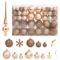 Preview: 111-tlg. Weihnachtskugel-Set Rosegold Polystyrol
