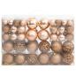 Preview: 111-tlg. Weihnachtskugel-Set Rosegold Polystyrol