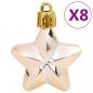 Preview: 111-tlg. Weihnachtskugel-Set Rosegold Polystyrol