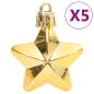 Preview: 112-tlg. Weihnachtskugel-Set Rot Grün Golden Polystyrol