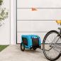 Preview: ARDEBO.de - Fahrradanhänger Hunde Blau und Schwarz Oxford-Gewebe & Eisen
