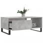 Preview: Couchtisch Betongrau 90x50x36,5 cm Holzwerkstoff