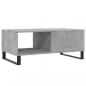 Preview: Couchtisch Betongrau 90x50x36,5 cm Holzwerkstoff