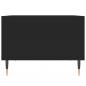 Preview: Couchtisch Schwarz 60x50x36,5 cm Holzwerkstoff