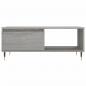 Preview: Couchtisch Grau Sonoma 90x50x36,5 cm Holzwerkstoff