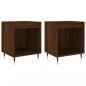 Preview: Nachttische 2 Stk. Braun Eichen-Optik 40x35x50 cm Holzwerkstoff
