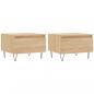 Preview: Couchtische 2 Stk. Sonoma-Eiche 50x46x35 cm Holzwerkstoff