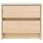 Preview: Nachttische 2 Stk. 40x31x35,5 cm Massivholz Kiefer