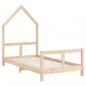 Preview: Kinderbett 80x160 cm Massivholz Kiefer