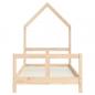 Preview: Kinderbett 80x160 cm Massivholz Kiefer