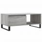 Preview: Couchtisch Grau Sonoma 90x50x36,5 cm Holzwerkstoff
