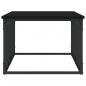Preview: Couchtisch Schwarz 100x50x35,5 cm Holzwerkstoff