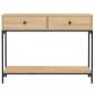 Preview: Konsolentisch Sonoma-Eiche 100x34,5x75 cm Holzwerkstoff