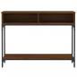 Preview: Konsolentisch Braun Eichen-Optik 100x30,5x75 cm Holzwerkstoff