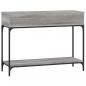 Preview: Konsolentisch Grau Sonoma 100x34,5x75 cm Holzwerkstoff