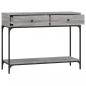 Preview: Konsolentisch Grau Sonoma 100x34,5x75 cm Holzwerkstoff