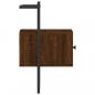 Preview: Wand-Nachttische 2 Stk. Braun Eiche 35x30x51 cm Holzwerkstoff
