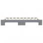 Preview: Tagesbett Ausziehbar Hellgrau 90x190 cm Stoff