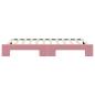 Preview: Tagesbett Ausziehbar Rosa 100x200 cm Samt