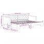 Preview: Tagesbett Ausziehbar Creme 80x200 cm Stoff