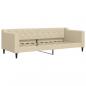 Preview: Tagesbett Ausziehbar Creme 80x200 cm Stoff
