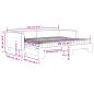 Preview: Tagesbett Ausziehbar mit Matratzen Creme 90x200 cm Stoff