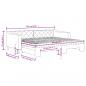 Preview: Tagesbett Ausziehbar mit Matratzen Dunkelgrau 90x200 cm Stoff