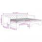 Preview: Tagesbett Ausziehbar mit Matratzen Taupe 80x200 cm Stoff
