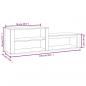 Preview: Schuhschrank Hochglanz-Weiß 150x35x45 cm Holzwerkstoff
