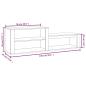 Preview: Schuhschrank Sonoma-Eiche 150x35x45 cm Holzwerkstoff