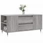 Preview: Couchtisch Grau Sonoma 102x44,5x50 cm Holzwerkstoff