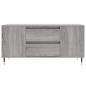 Preview: Couchtisch Grau Sonoma 102x44,5x50 cm Holzwerkstoff
