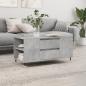 Preview: ARDEBO.de - Couchtisch Betongrau 102x44,5x50 cm Holzwerkstoff