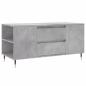 Preview: Couchtisch Betongrau 102x44,5x50 cm Holzwerkstoff
