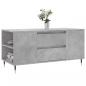 Preview: Couchtisch Betongrau 102x44,5x50 cm Holzwerkstoff