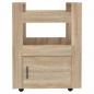 Preview: Küchenwagen Sonoma-Eiche 60x45x80 cm Holzwerkstoff