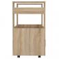 Preview: Küchenwagen Sonoma-Eiche 60x45x80 cm Holzwerkstoff