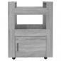 Preview: Küchenwagen Grau Sonoma 60x45x80 cm Holzwerkstoff
