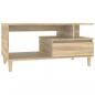 Preview: Couchtisch Sonoma-Eiche 90x49x45 cm Holzwerkstoff