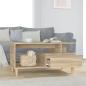 Preview: Couchtisch Sonoma-Eiche 90x49x45 cm Holzwerkstoff