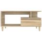 Preview: Couchtisch Sonoma-Eiche 90x49x45 cm Holzwerkstoff