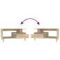 Preview: Couchtisch Sonoma-Eiche 90x49x45 cm Holzwerkstoff